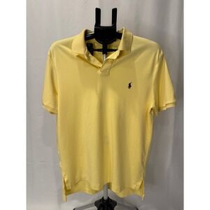 Men's Ralph Lauren Yellow Polo Size: L